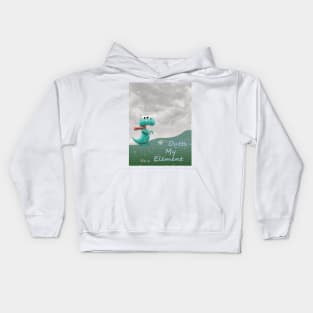 Outta My Element Dino Kids Hoodie